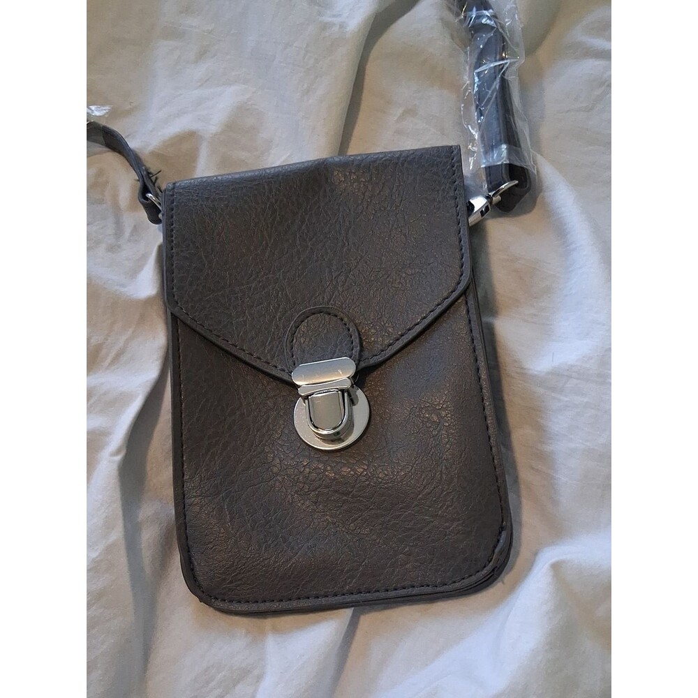 Gray Touch Screen Phone Crossbody - Picture 4 of 10